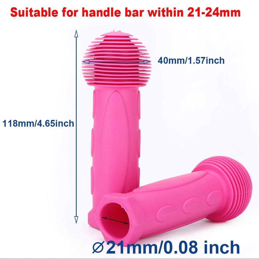 OTFAITP OTFAITP Scooter Grip Handlebar 1 Pair Bicycle Grip Fit for 2-3-4 Wheels Kid Kick Scooters,Children Bike,Rocking car,Drifting Scooter,Swing Scooter,Push Cart (Purple)