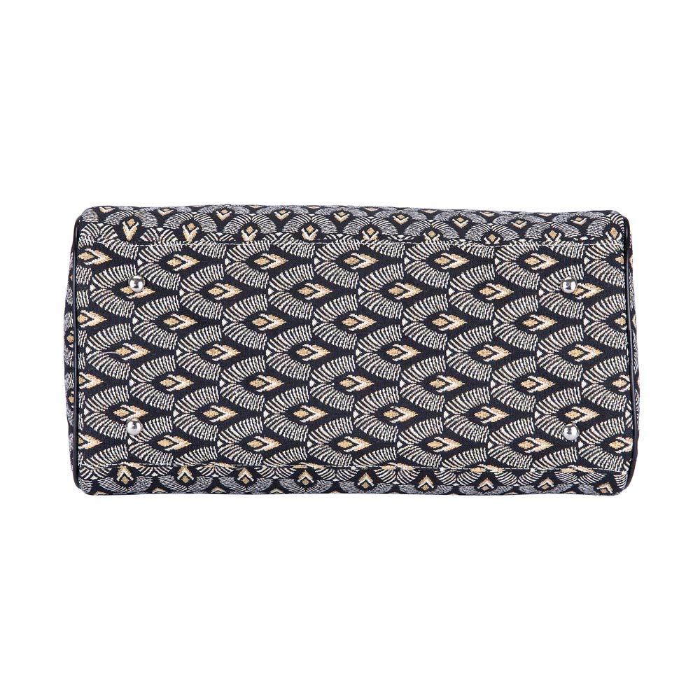 Signare Signare Tapestry Duffle Bag Overnight Bags Weekend Bag for Women with Luxor Art Deco Style (TRAV-LUXOR)