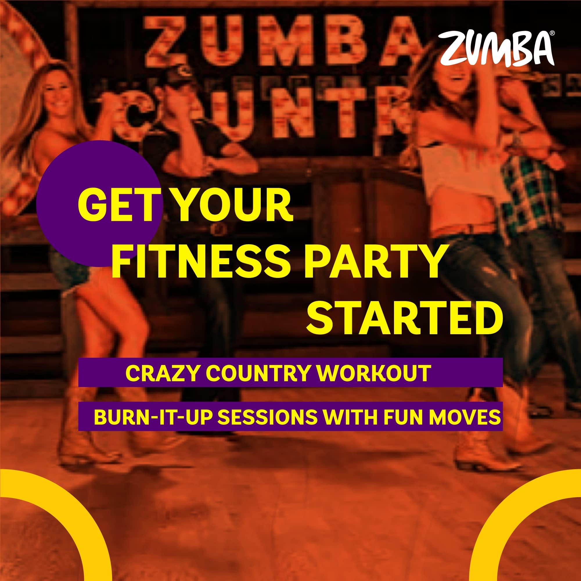 ZUMBA Zumba Country Dance-Fitness Workout DVD, Experienced and Beginner Dance Workout