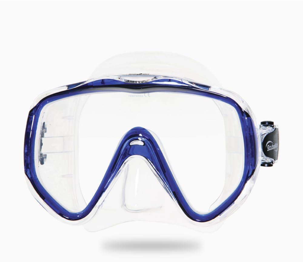 ScubaMax ScubaMax Abaco Oversize Single Lens Dive Mask (Clear Blue)