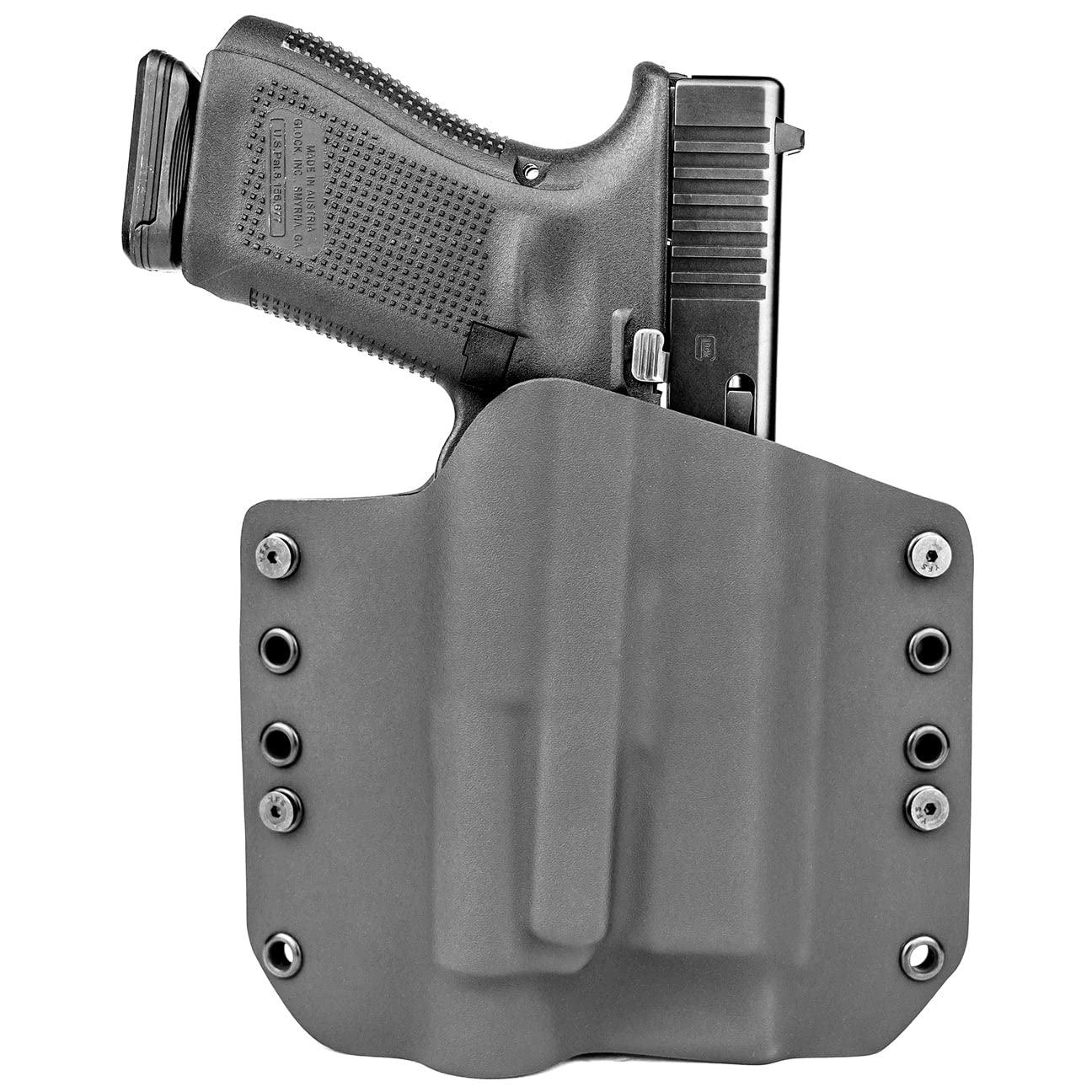 R&R Holsters OWB Olight PL-2RL BALDR, BALDR PRO Holster - Black (Right-Hand, for Walther PPX)