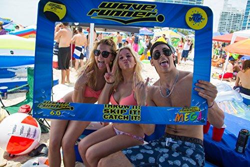 Wave Runner Wave Runner Snorkel Diving Mask with Adjustable Strap Great for Pools Beach Lake Includes Dry Valve Mask Strap Clip Flex Tube Mouthpiece and Purge Valve The Mask Includes Adjustable Strap (Black)