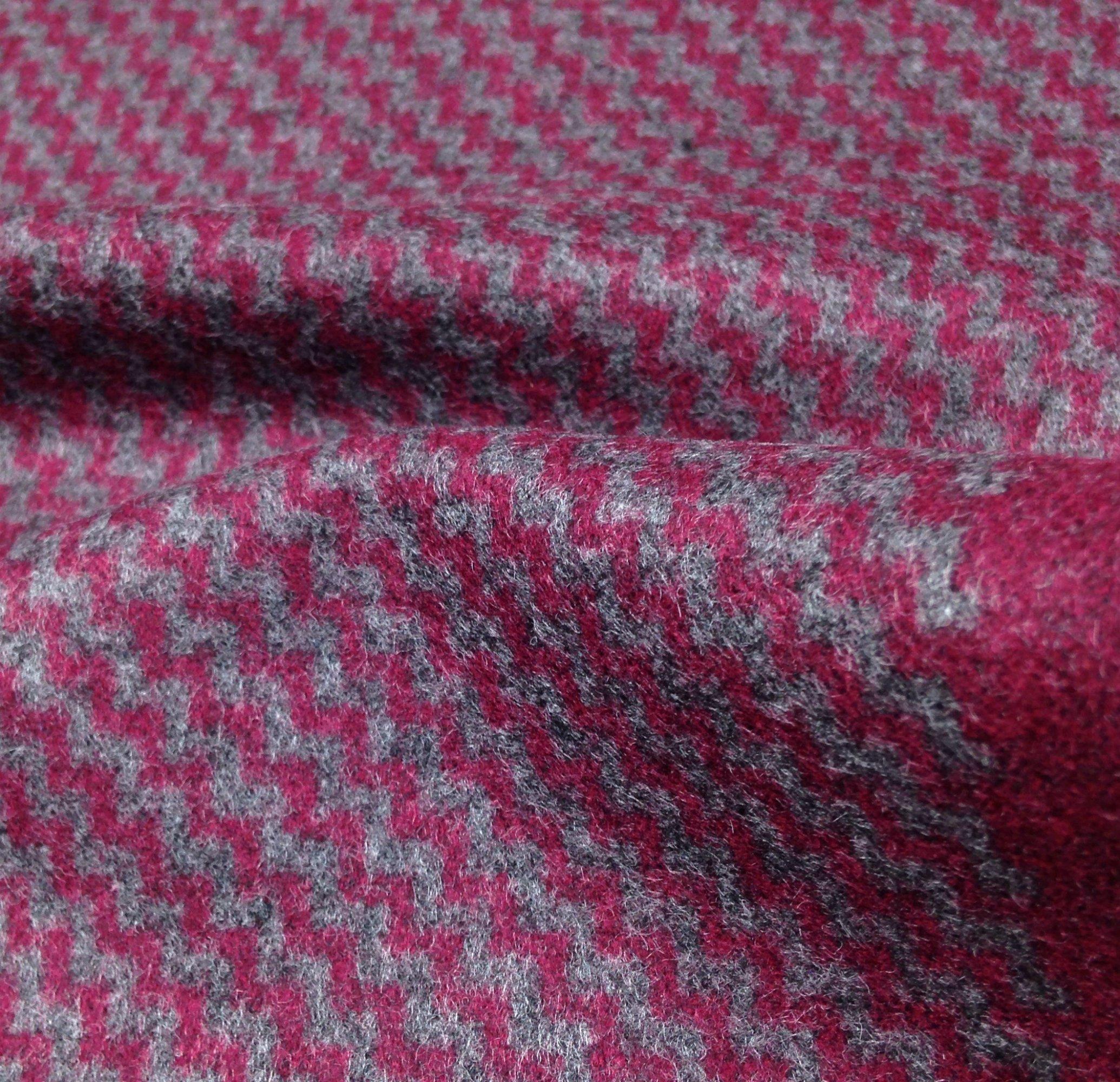 Livativ Livativ Bleu Nero Luxurious Winter Scarf for Men and Women Large Selection of Unique Design Scarves Super Soft Premium Cashmere Feel Burgundy Grey Diagonal Zigzag Border