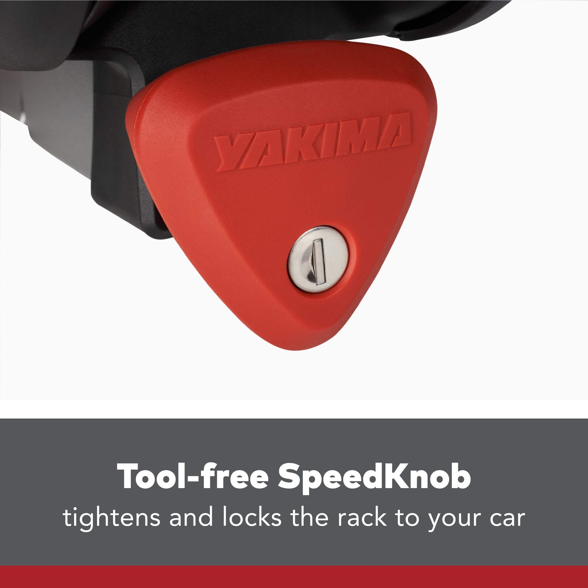 Yakima Yakima RidgeBack 5 Bike Capacity Tilt Away Hitch Bike Rack with 1.25 and 2 Inch Hitch Receiver for Cars, SUVs, and Trucks, Black