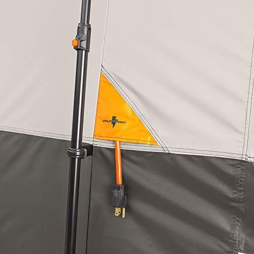 Bushnell Bushnell Instant Tent | 6 Person / 9 Person / 12 Person Instant Tents Cabin Design Perfect for 3 Season Family Camping Essentials, Hunting, and Fishing with Fast Setup and 2 Rooms (9 Person)