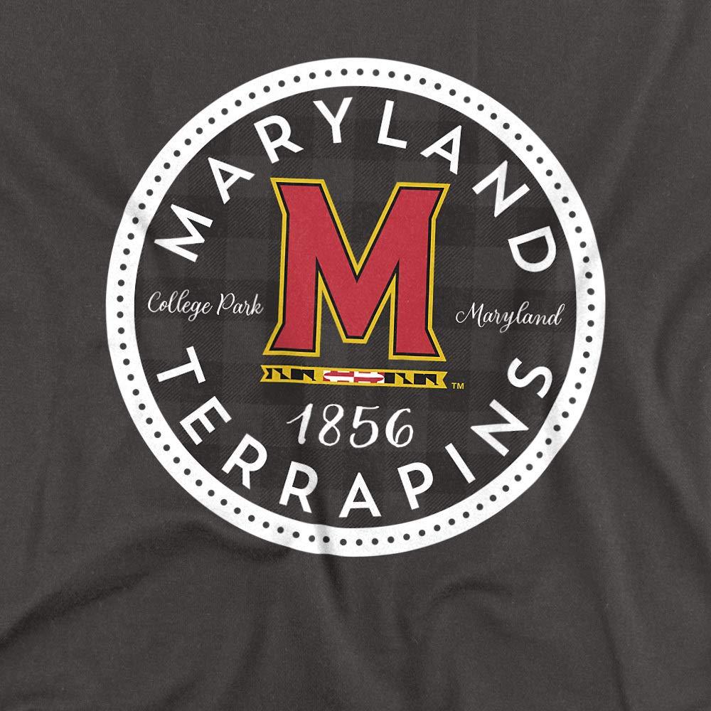 University of Maryland University of Maryland Official Plaid Unisex Adult T-Shirt, Plaid, Medium