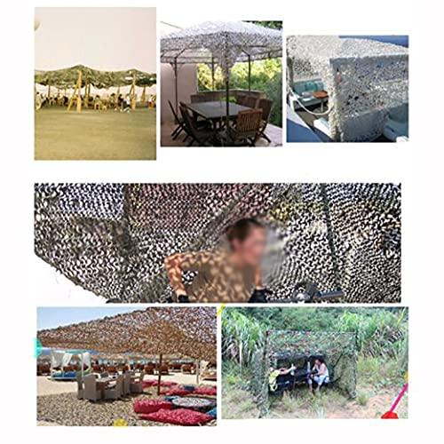 bandezid bandezid Camo Netting, White Camouflage Net,Bulk Roll Camouflage Netting,Army Military Hunting Forest Camo Net for Sunshade Camping Shooting Hunting Various Sizes-White Camouflage net 4x20m(13x66ft)