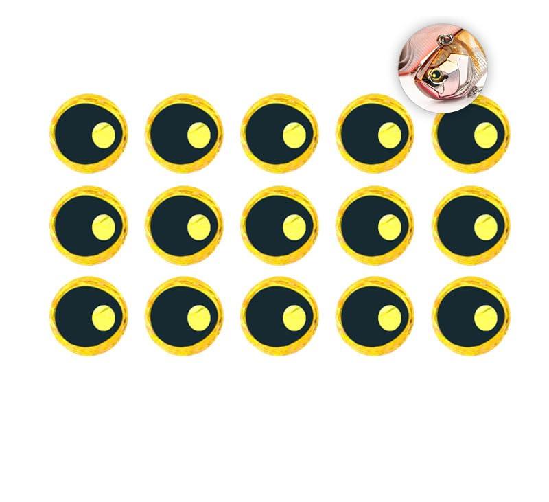 KTGCOZS KTGCOZS Pack of 120 Fish Eyes 3D Holographic Lure Eyes Fly Tying Jigs Crafts Dolls