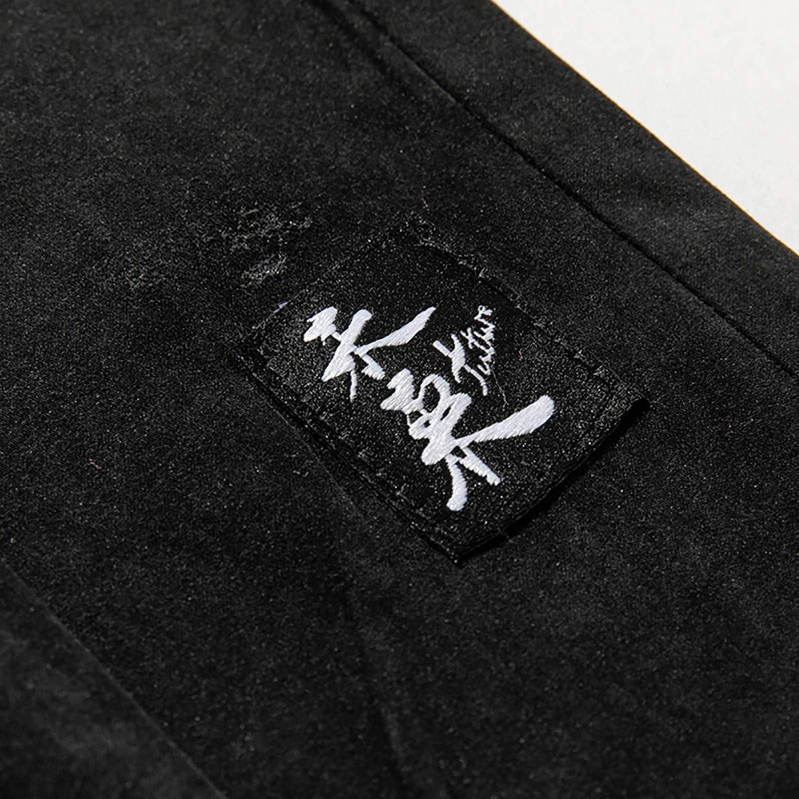 Generic Generic Men\'s Capri Long Shorts below Knee Summer Oversized Shorts Drawstring Stretchy Waist Hiking Baggy Athletic Shorts L-8XL Black, 7X-Large