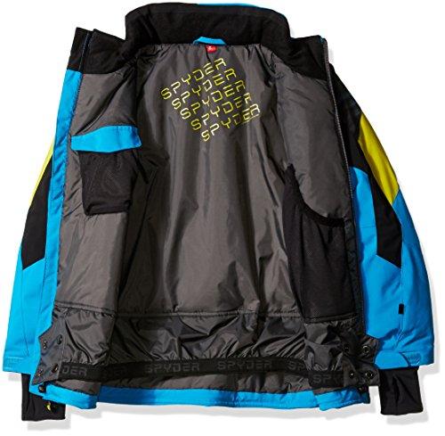 Spyder Spyder Boys Avenger Jacket, Size 20, Electric Blue/Black/Sulfur
