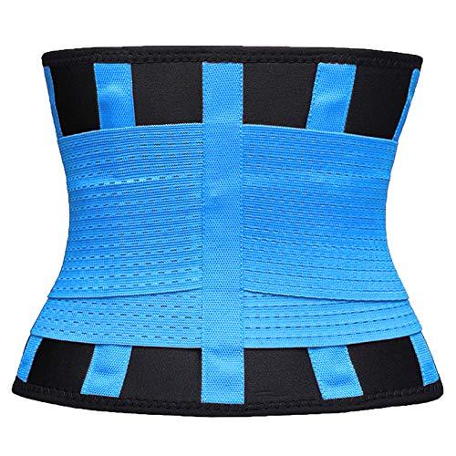 VENUZOR VENUZOR Waist Trainer Belt for Women - Waist Cincher Trimmer - Slimming Body Shaper Belt - Sport Girdle Belt (UP Graded)(Blue,Medium)