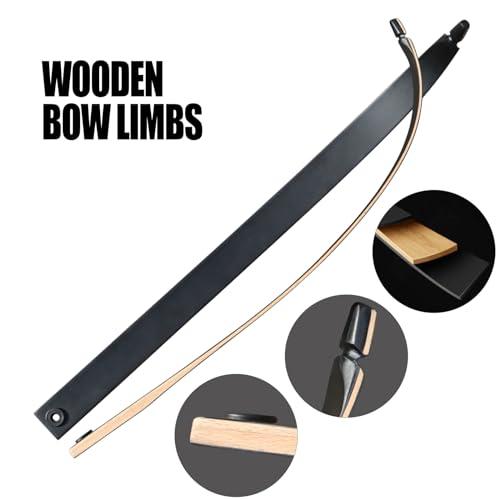 D&Q D&Q Bow and Arrow for Adults Takedown Recurve Bows Hunting Bow Archery Set Adult Longbows Kit 56\" 30-50lb Right Hand Bow Aluminum Alloy Riser for Beginner and Professional Hunting ShootingBlack,45lb