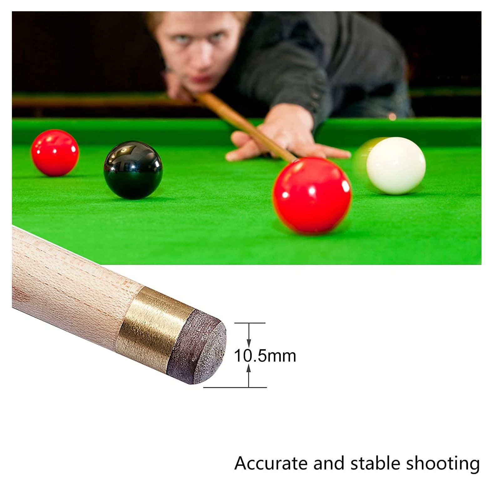 WEWYQSJXBXF Pool Cue Billiard Cue 2 Pack 57 2 Piece Pool Cues Sticks, Hardwood Pool Cue Sticks,Black,White,Pink,for Women Men WEWYQSJXBXF-329(Color:White,Size:)