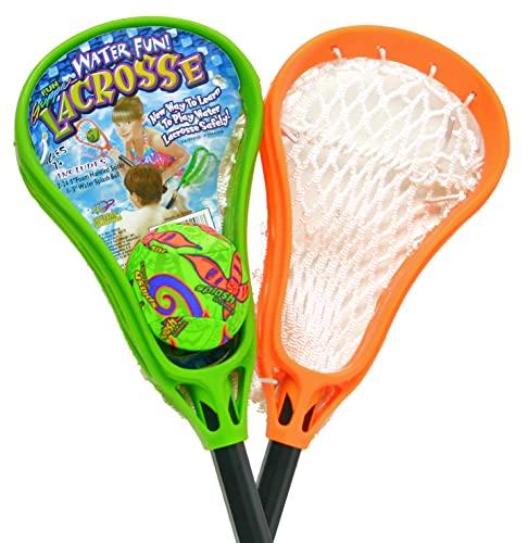fun gripper fun gripper 24.5" 2Pk Water Lacrosse Game Set W/1-3 Water Ball Outdoor-Pool Toy for Kids & Adults by: Saturnian I