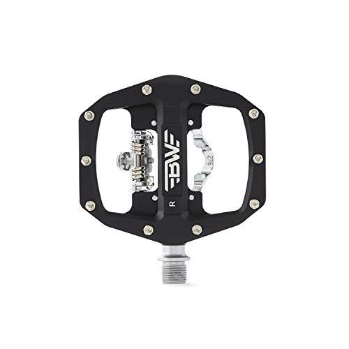 BW USA BW USA Rock Garden Combo Pedals Dual Sided MTB Platform and SPD Compatible Bike Pedals