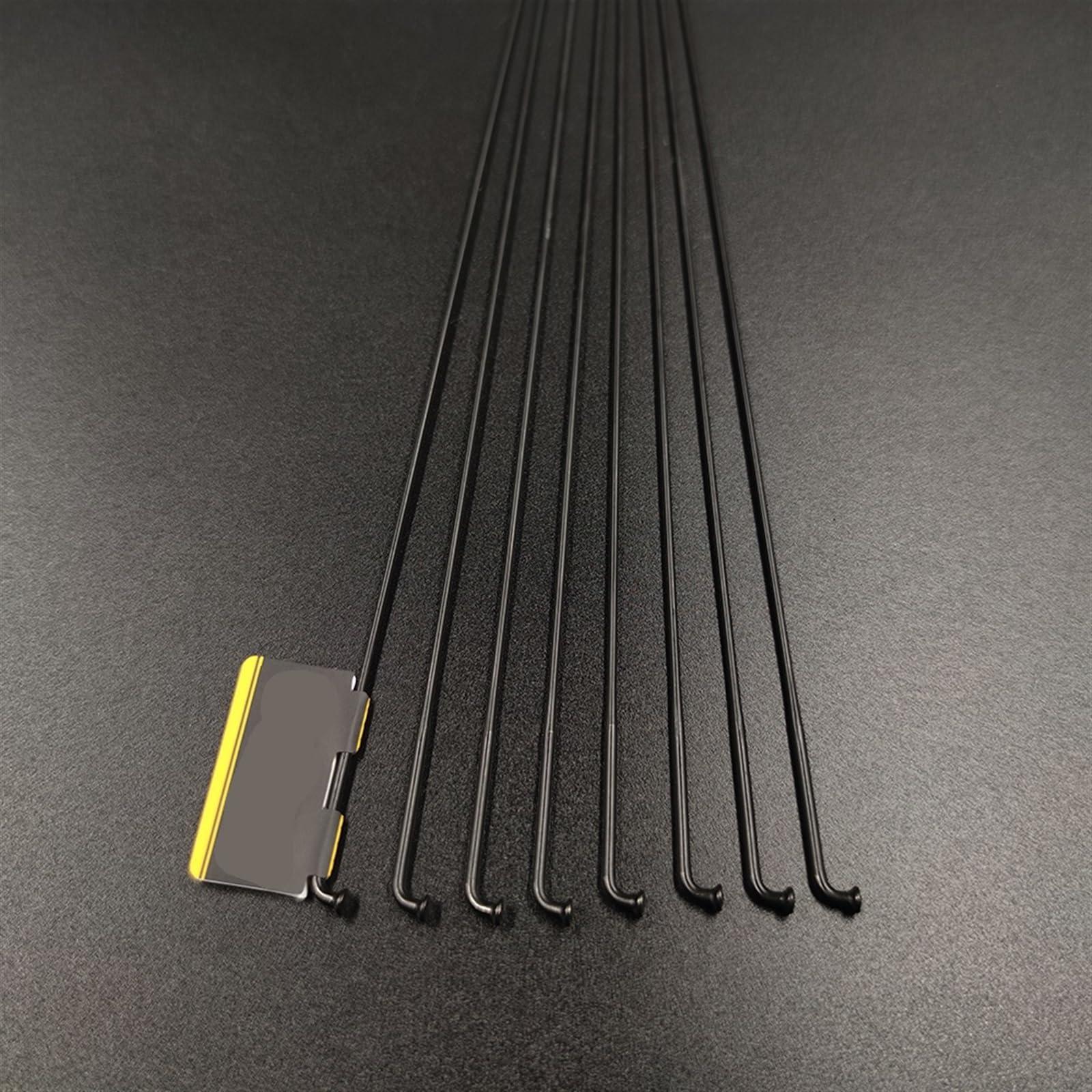 WANGYINGER WANGYINGER 12Pcs Pillar TB2015 J-Bend Bike Spokes Mountain Road Bike Triple Buttle 14G 2.0mm Light Road Bike Stainless Steel Rays Bike Spoke Parts Cycling(290mm)