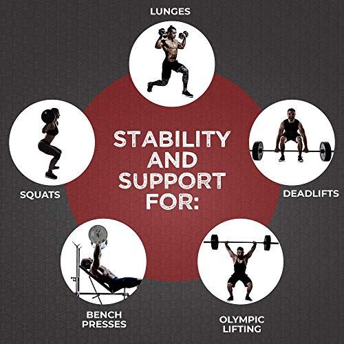 Contraband Black Label Contraband Black Label 4010 4 Inch Nylon Weight Lifting Belt w/Hook & Loop | Heavy Duty Weight Belt and Back Support Belt for Weight Lifting | Weightlifting Belt for Men & Women (Gray, X-Large)