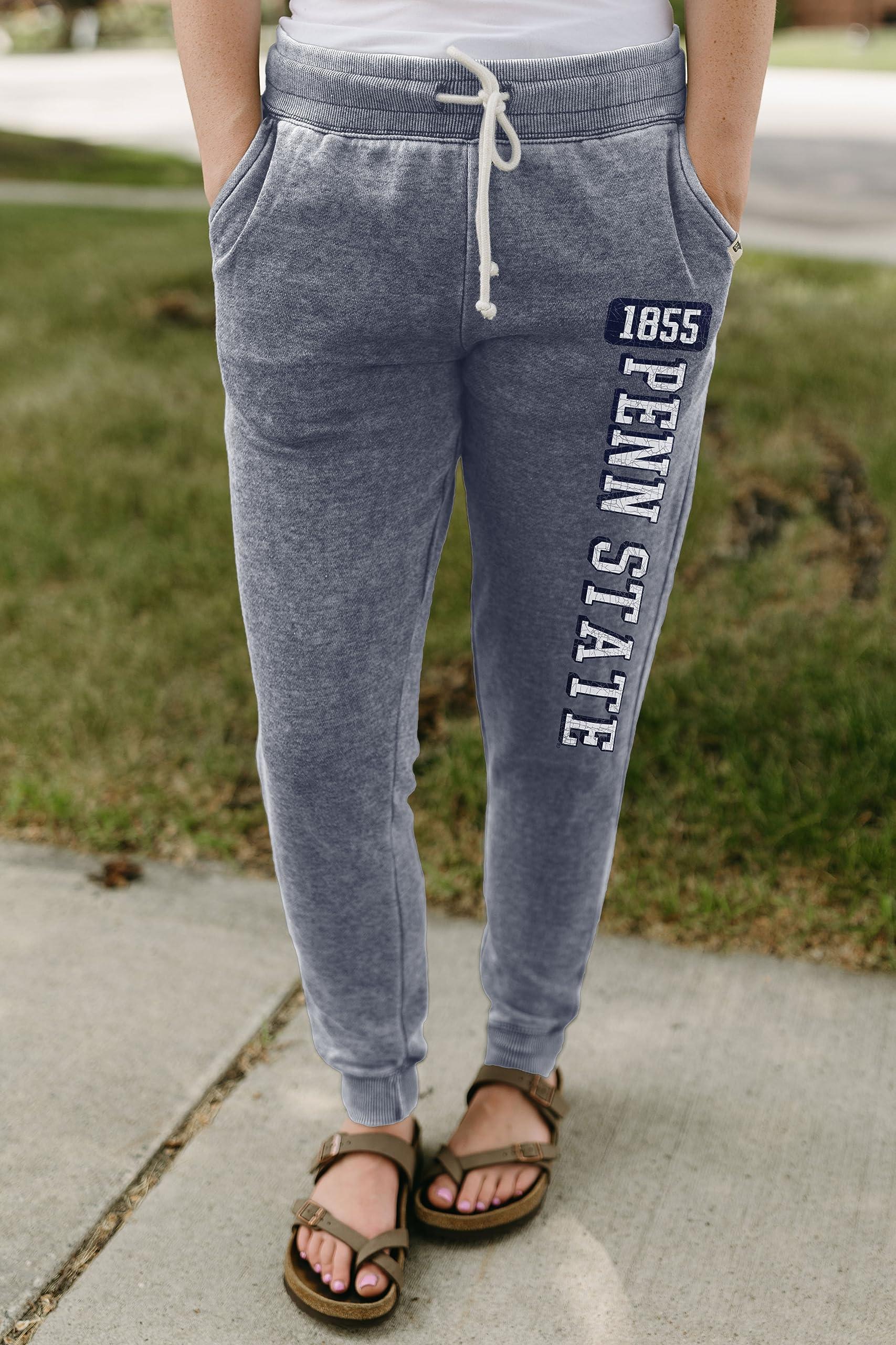 Blue 84 Blue 84 Women\'s Standard NCAA Officially Licensed Jogger Sweatpants Burnout, Team Color