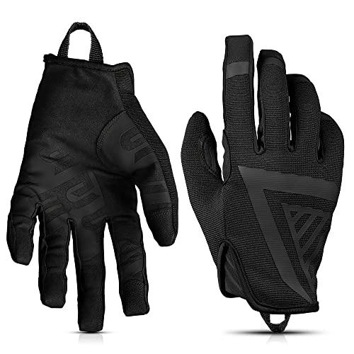 Glove Station Glove Station The Impulse - Tactical Shooting Gloves for Men with Touchscreen Compatibility, Lightweight Design and Outstanding Grip for Outdoor, Sports, Motorcycle and Work - Black, XXL