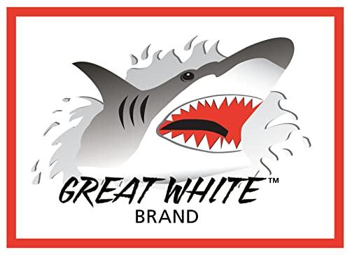 Great White Derby Rope Blue & White 5/8 x 200 Solid Braid Multifilament Utility Propylene All Purpose MFP, Soft Touch Equestrian, Cord for Crafts, Sport, Landscaping, Horse Tack, Pets leash & Dcor, Made in USA