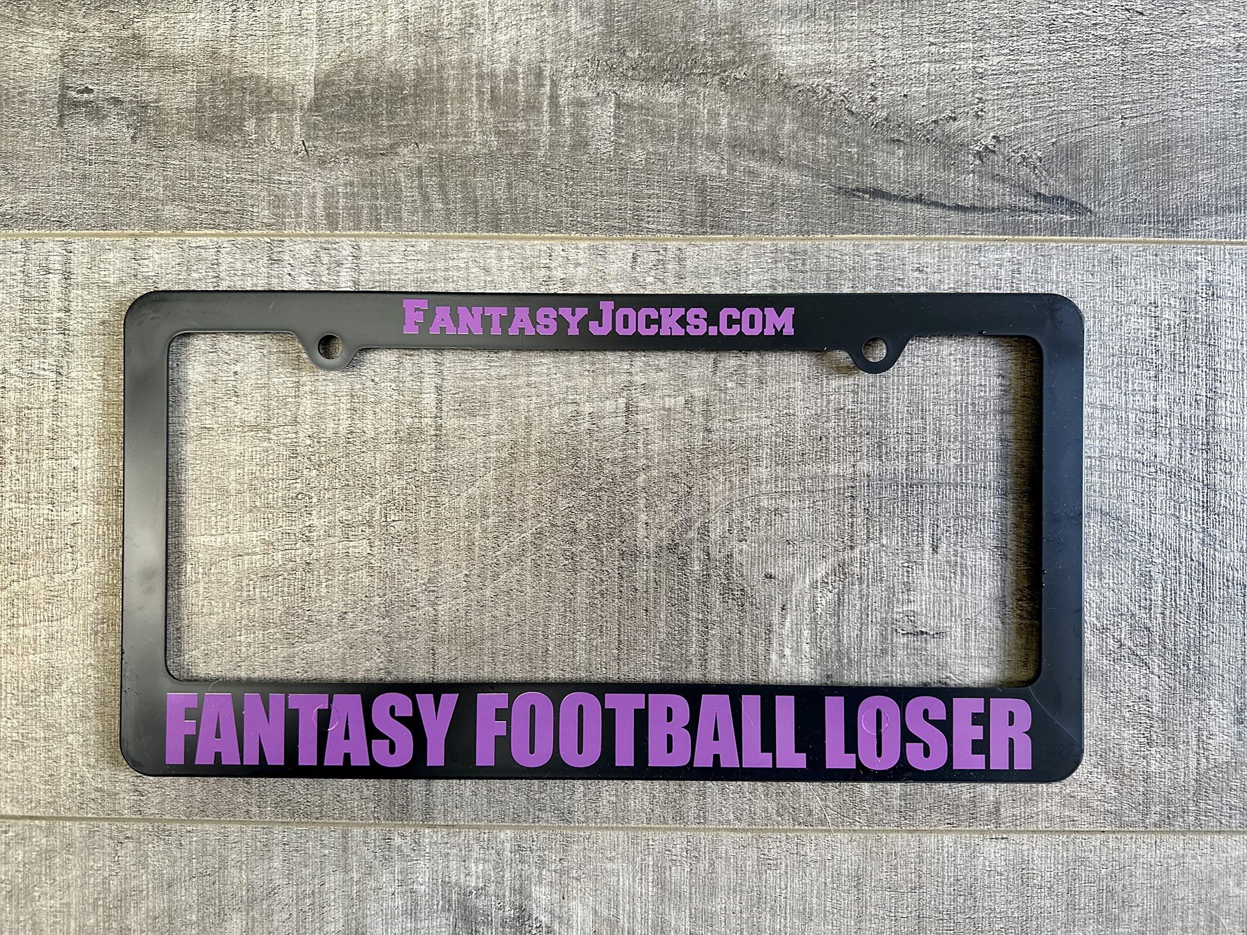 FANTASYJOCKS FANTASYJOCKS Fantasy Football Loser Trophy License Plate - Shameful Funny Loser