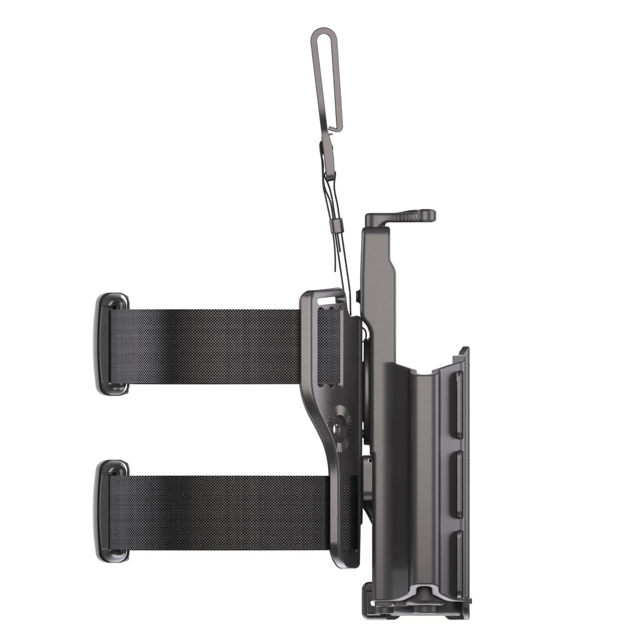 Orpaz Orpaz T40 Light Bearing Holster Left-Handed, Adjustable and Modular Holster with Flashlight Fits Most Pistols and Most Lights, Lasers, Sights and Optics (T40 Large, Drop-Leg)