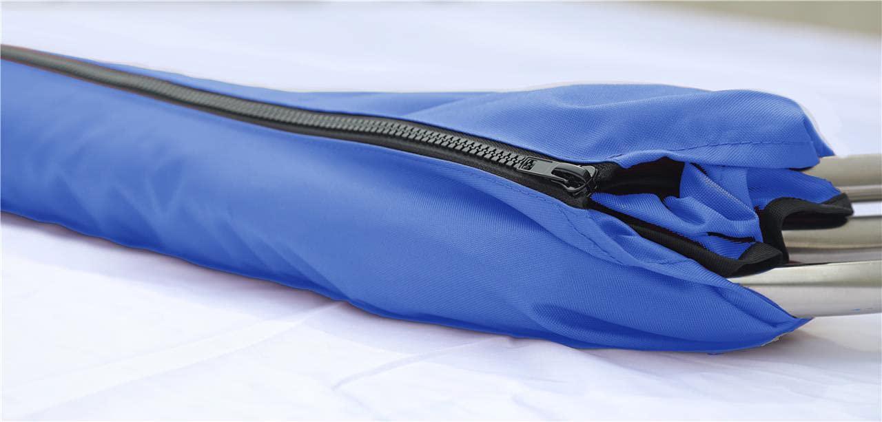 SBU SBU Royal Blue Aluminum 3-Bow Bimini Top Compatible for Larson SEI 180 SF O/B W/O TM for Model Years 2003-2009