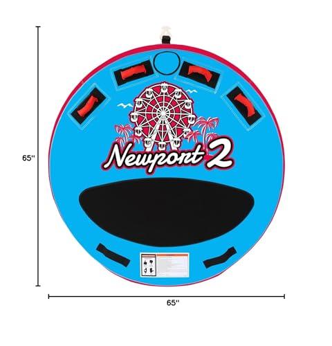 Swonder Swonder Towable Tubes for Boating, 65 & 75 Boat Tubes and Towables - Newport Classic Round Inflatable Tubes for Boats to Pull