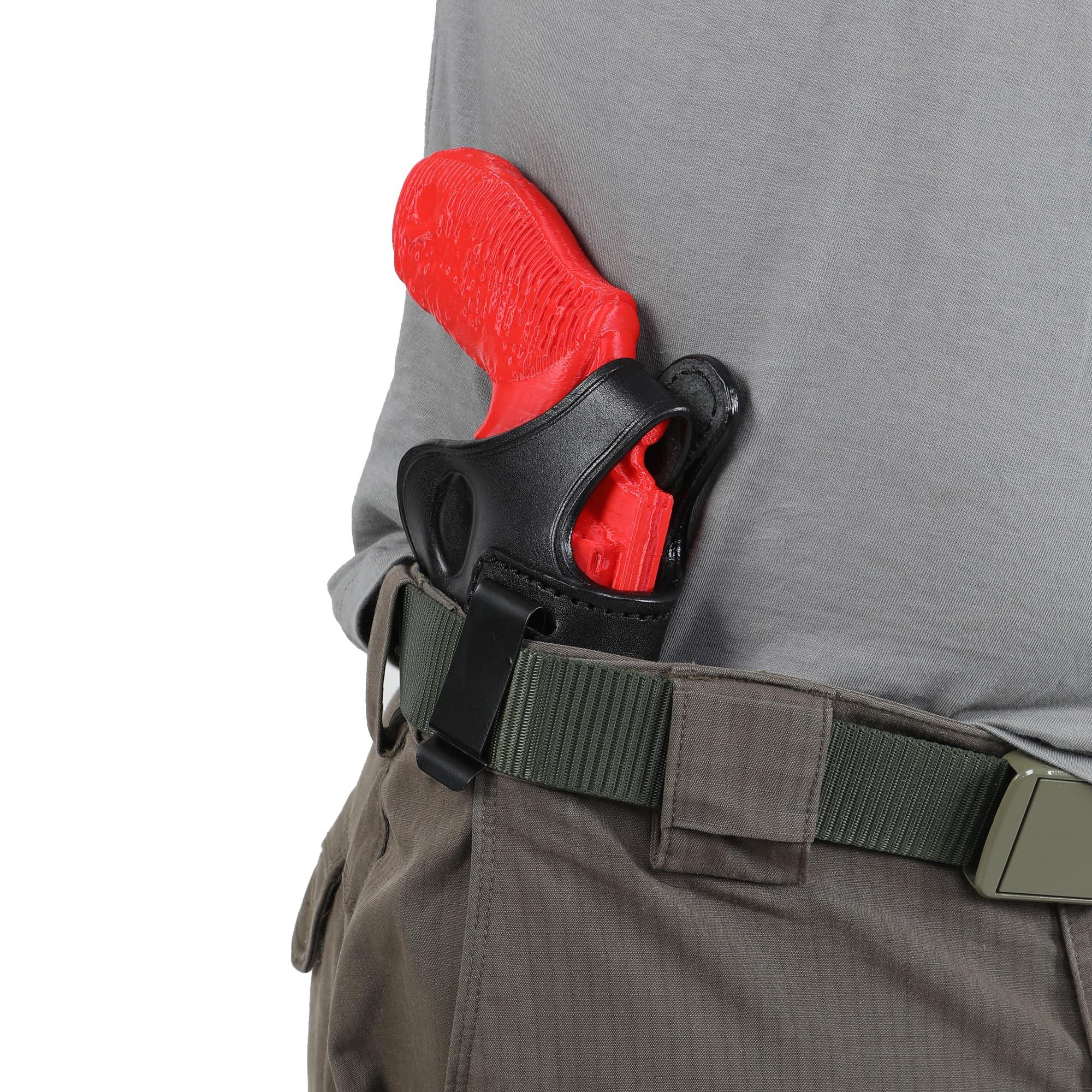 Eds Holster EDS Holster for S&W Model 60 3 inch IWB Leather Gun Holster (Black)