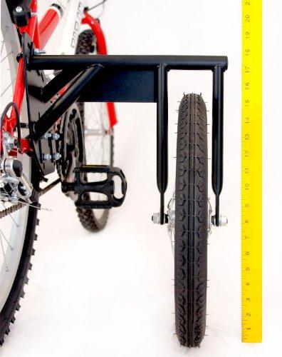Titan Bike USA Heavy-Duty Stabilizer Wheels for Adult Bicycles, The Original Training Aid for Full Size Bikes with a 24" to 27" Inch Wheel, Supports Over 250 LBS, Patented Design, Black, 16-Inch (1000)