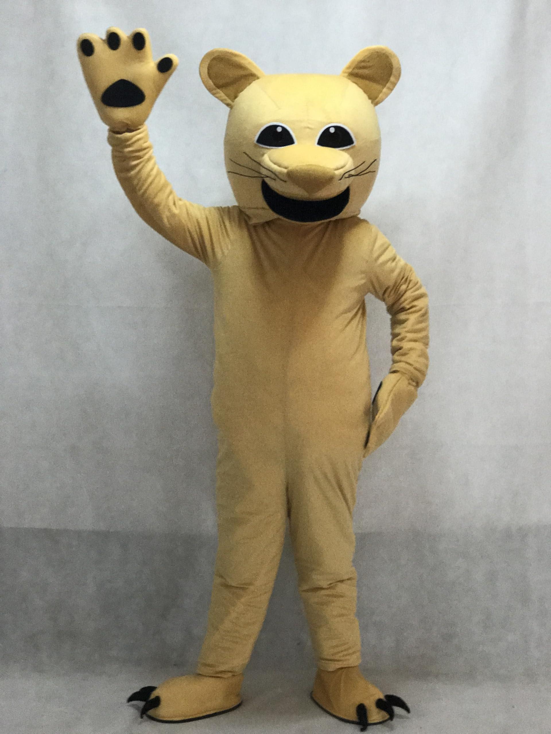 BTOCHK BTOCHK Tan Cougar Mascot Costume (Medium)
