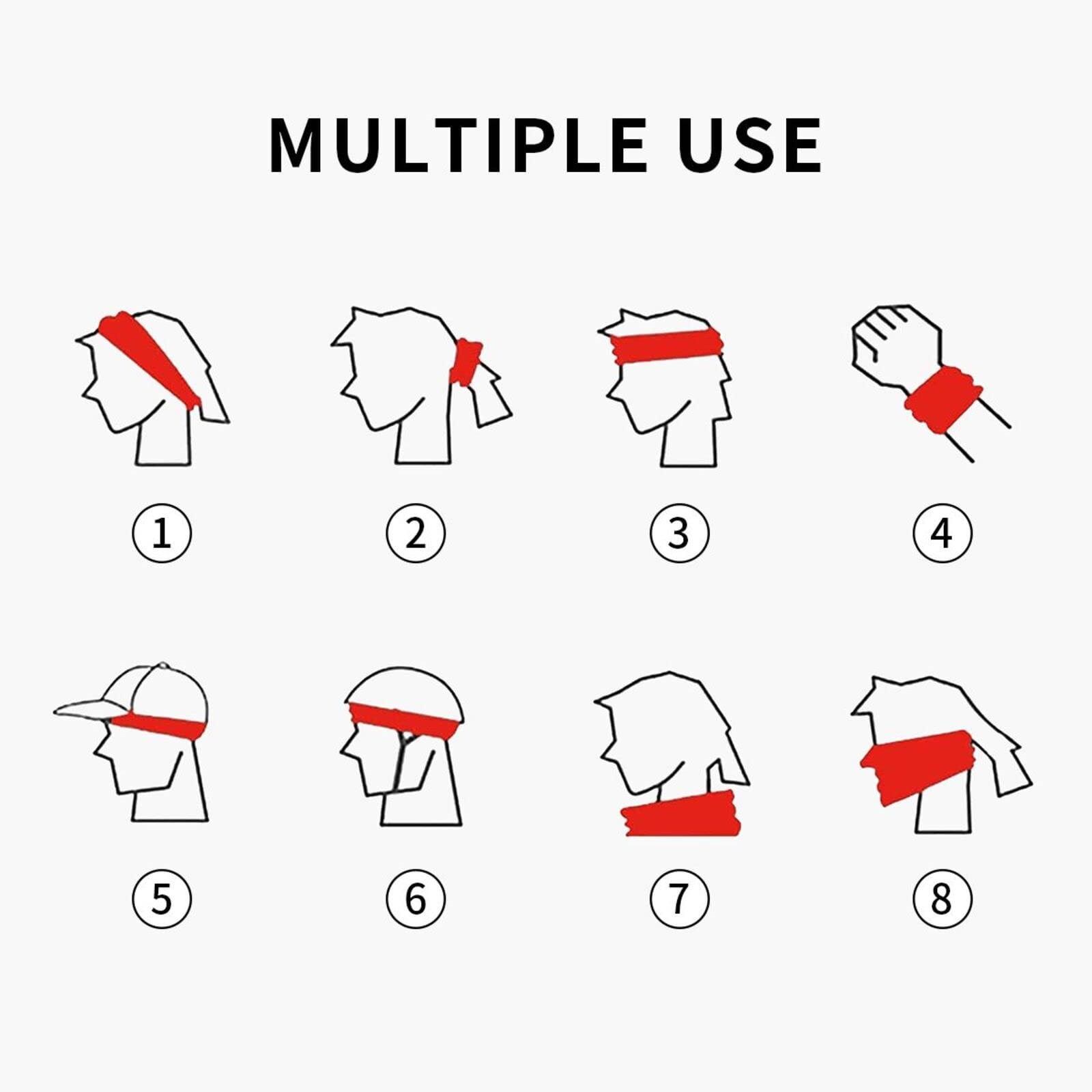 SIYTUAU Flag of Lajas (Pr) Headbands for Women Men Breathable Sports Headband Outdoor Interior Sports Wicking Hair Ties Leisure Hair Bands