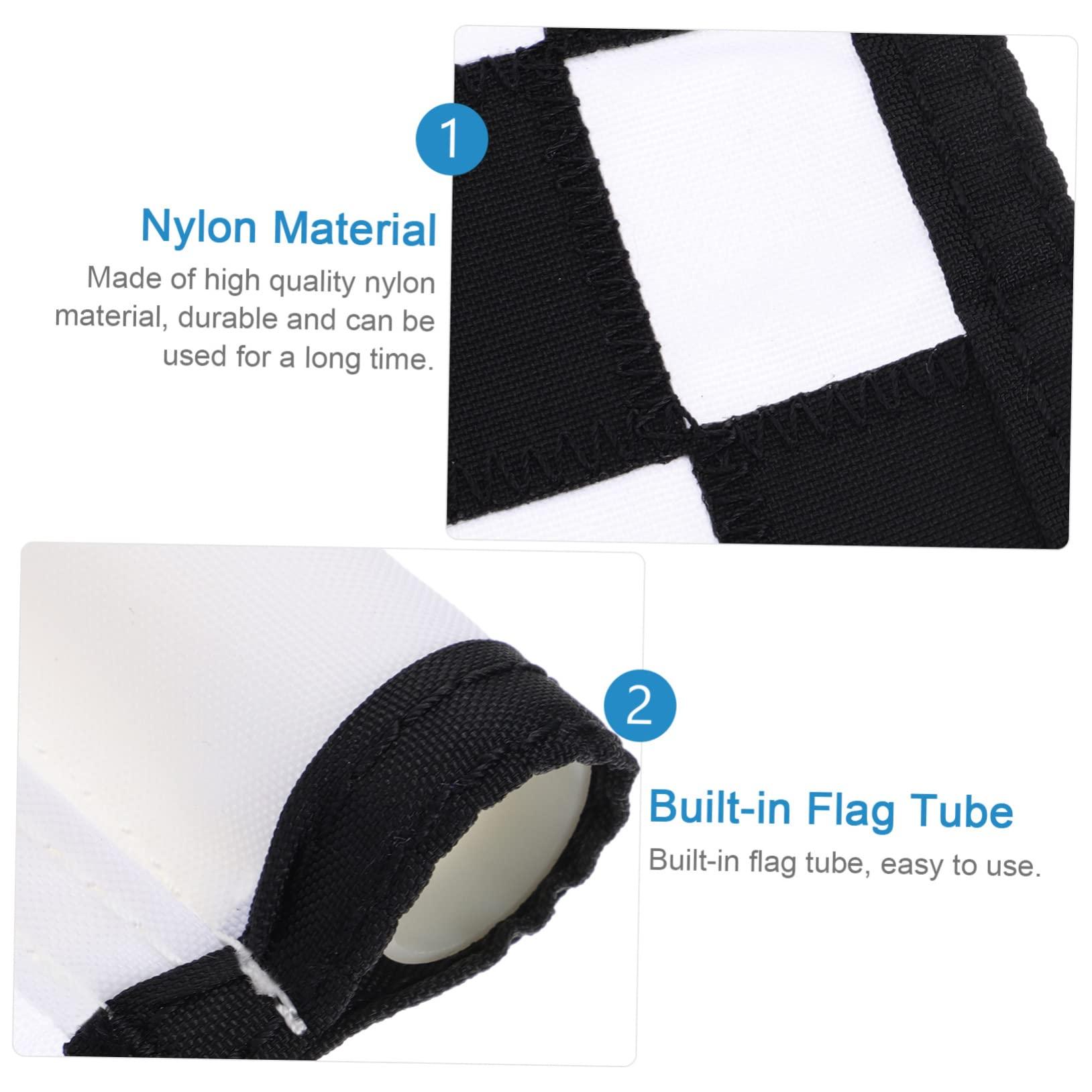 SUPVOX SUPVOX Training Flag for Golf Checkered Design Nylon Flag for Outdoor Course Practice Complete Accessory