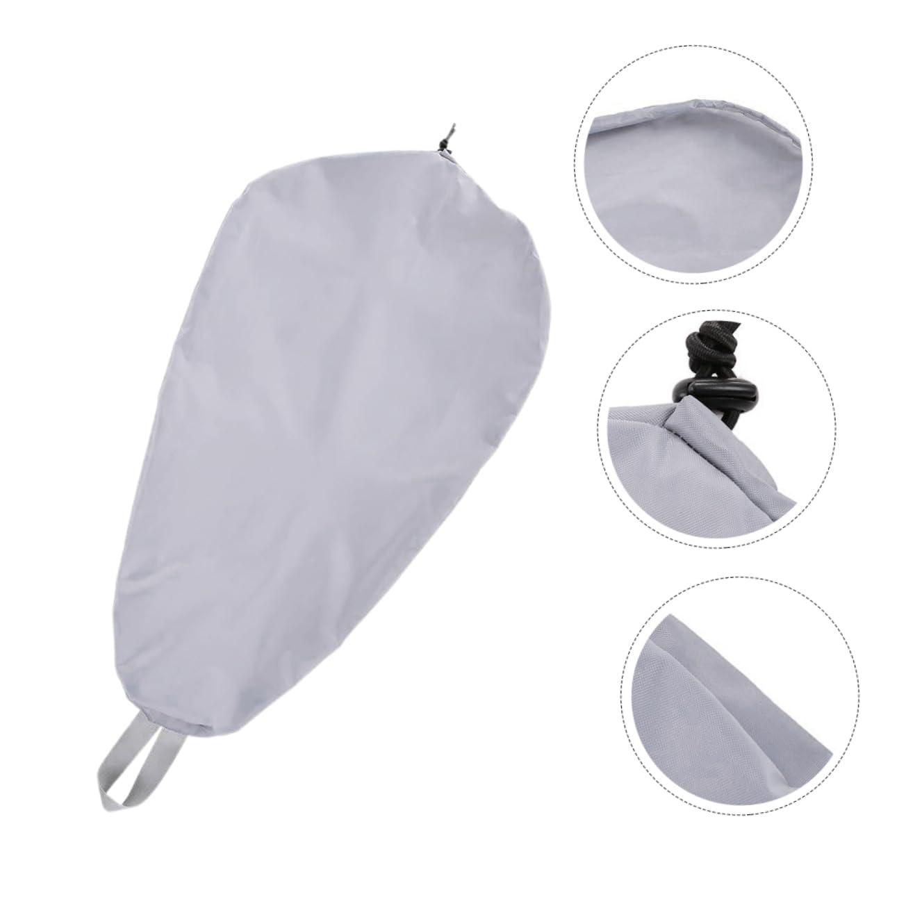 BESPORTBLE BESPORTBLE 2pcs Kayak Cover Kayak Supplies Sun-Proof Cover Kayak Plug Canoe Cover Dry Bags Waterproof Sunblock Kayak Boat Seat Kayaks Sun Protection Cover Polyester Silver Coated Cloth