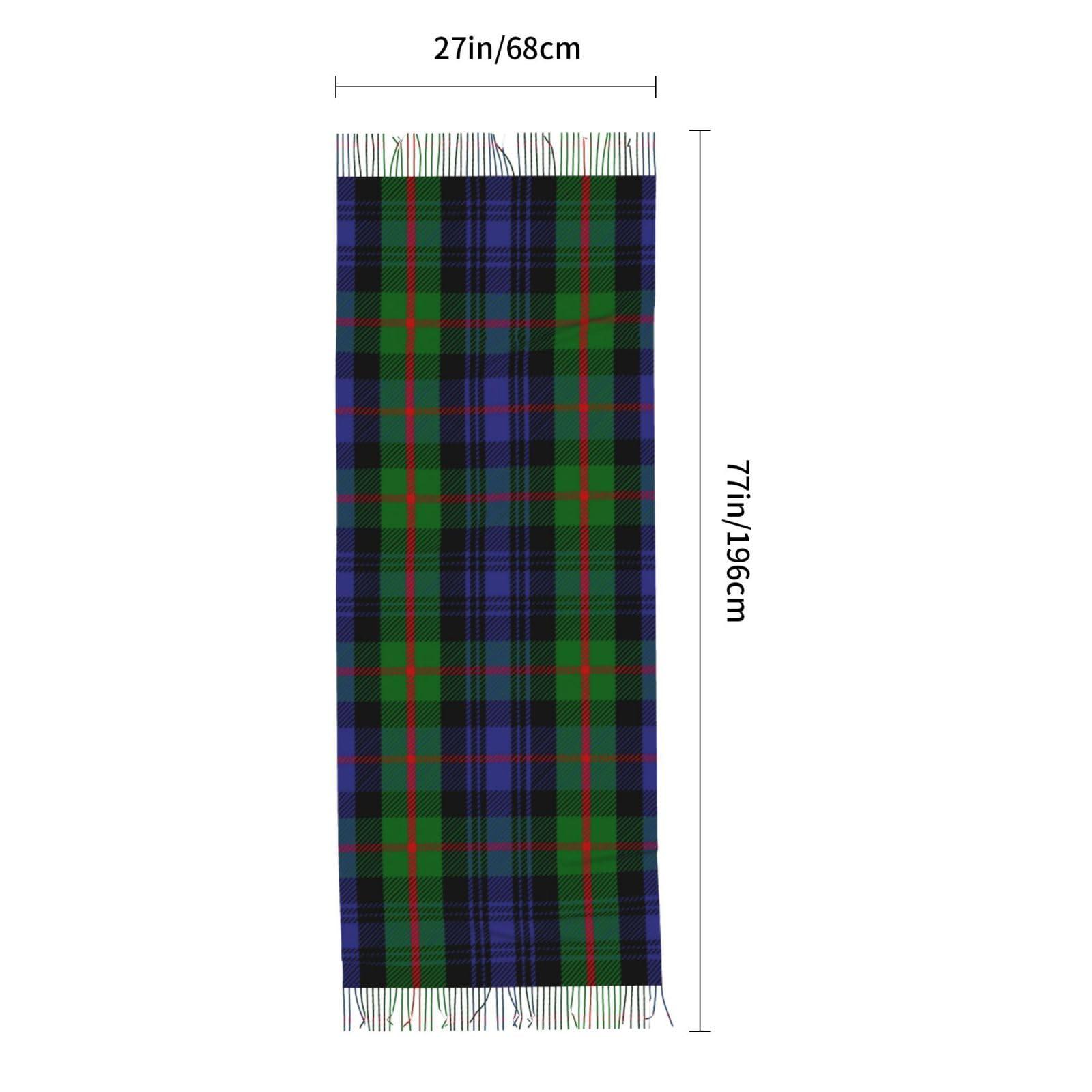 LMNSWDA LMNSWDA Clan Murray Tartan Women's Fashion Cashmere Feel with Tassel Large scarf warm party shawl Wraps