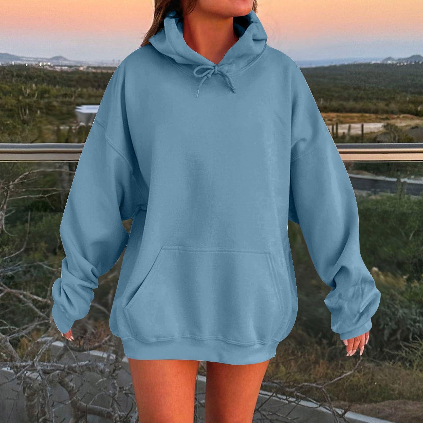 NineFit Basics Pink Palm Puff Hoodie - Oversized Women's Hoodie for Teen Girls