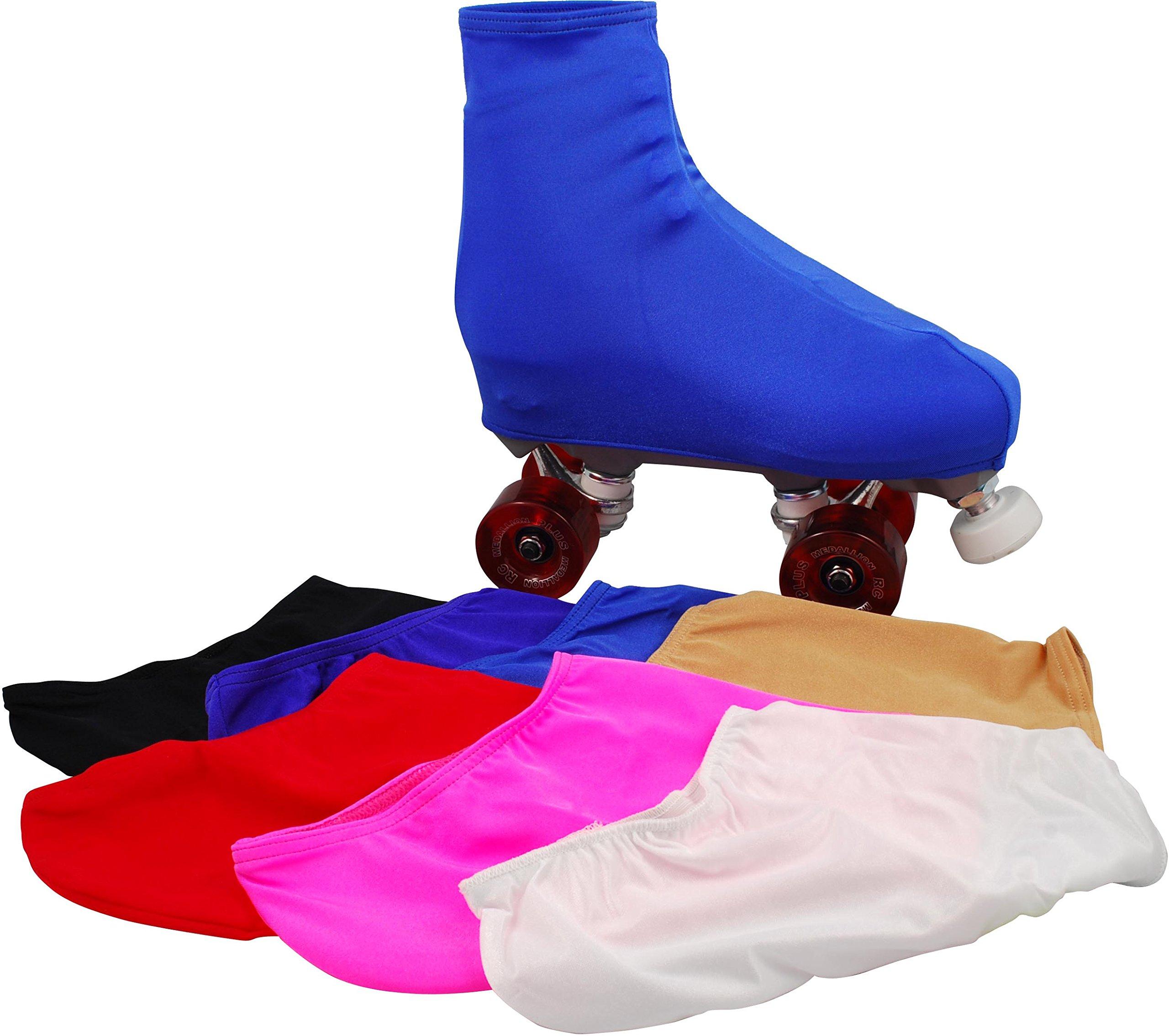 Uniq Skates Uniq Skates Skating Boot Covers - Protective and Stylish Spandex Protection for Roller or Ice Skate Boots (Beige)