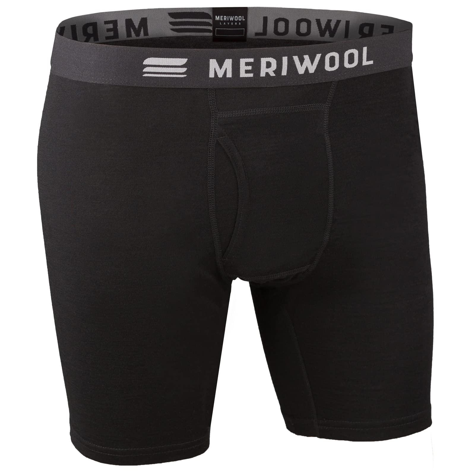 MERIWOOL MERIWOOL Mens Boxer Briefs Merino Wool Underwear Base Layer for Men