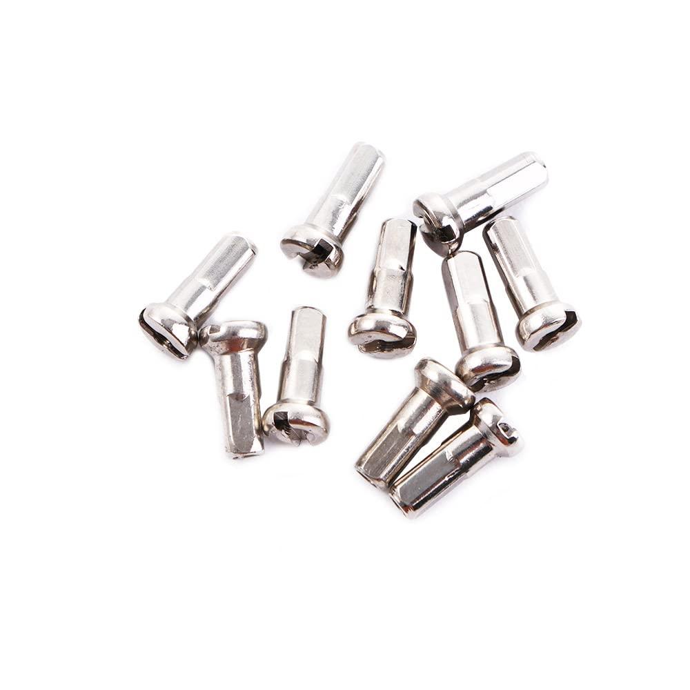 Vctitil Vctitil 10 Pcs 245mm-305mm 14G Bicycle Spokes Stainless Steel Spokes and Nipples Bike Spokes for Mountain Bike Road Bike Electric Bike 700C Wheels(278MM)