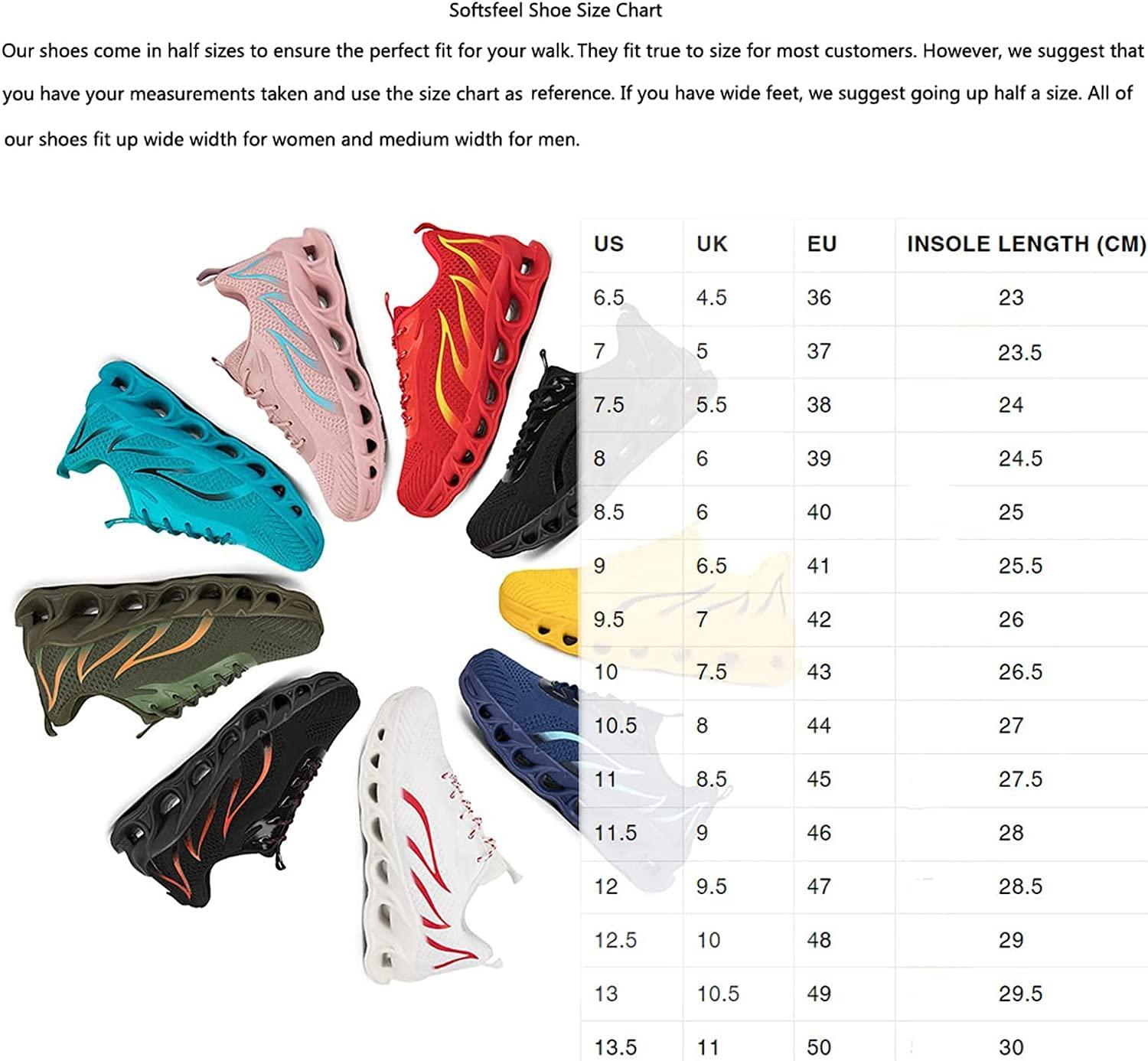 TOCOLA TOCOLA Softsfeel Women\'s Relieve Foot Pain Perfect Walking Shoes - Orthopedic Sneakers for Women and Man Slip on Running Shoes (Style 5,8.5)