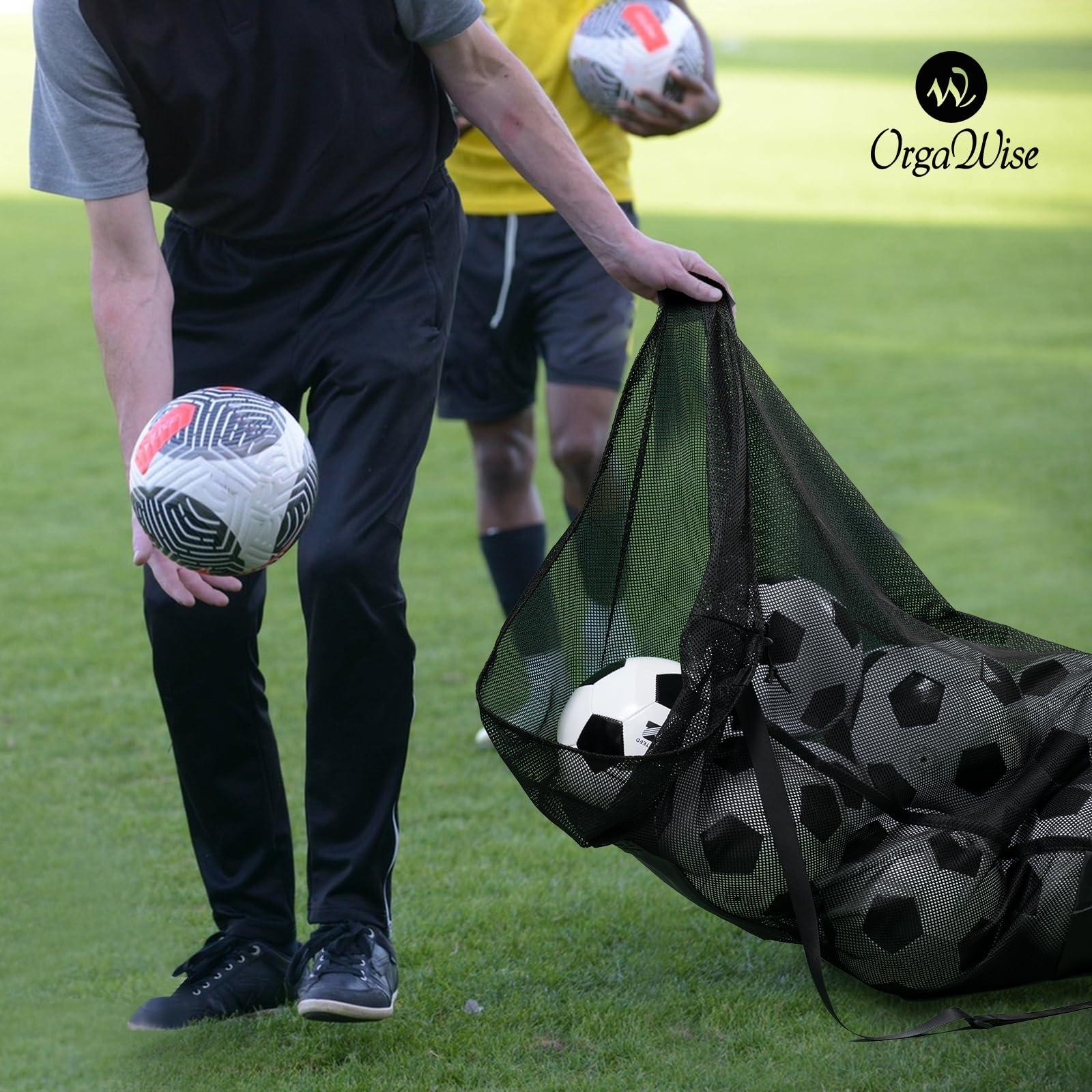 OrgaWise OrgaWise Thickened Extra Large Soccer Ball Bag Tested to Hold over 75 lbs (30"x40"/76x102cm)