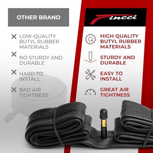 Fincci Fincci Bike Inner Tube 700x35c / 32c / 38c - Schrader Valve Inner Tubes 48mm for Cycle Bicycle Bike Tire - Pack of 2
