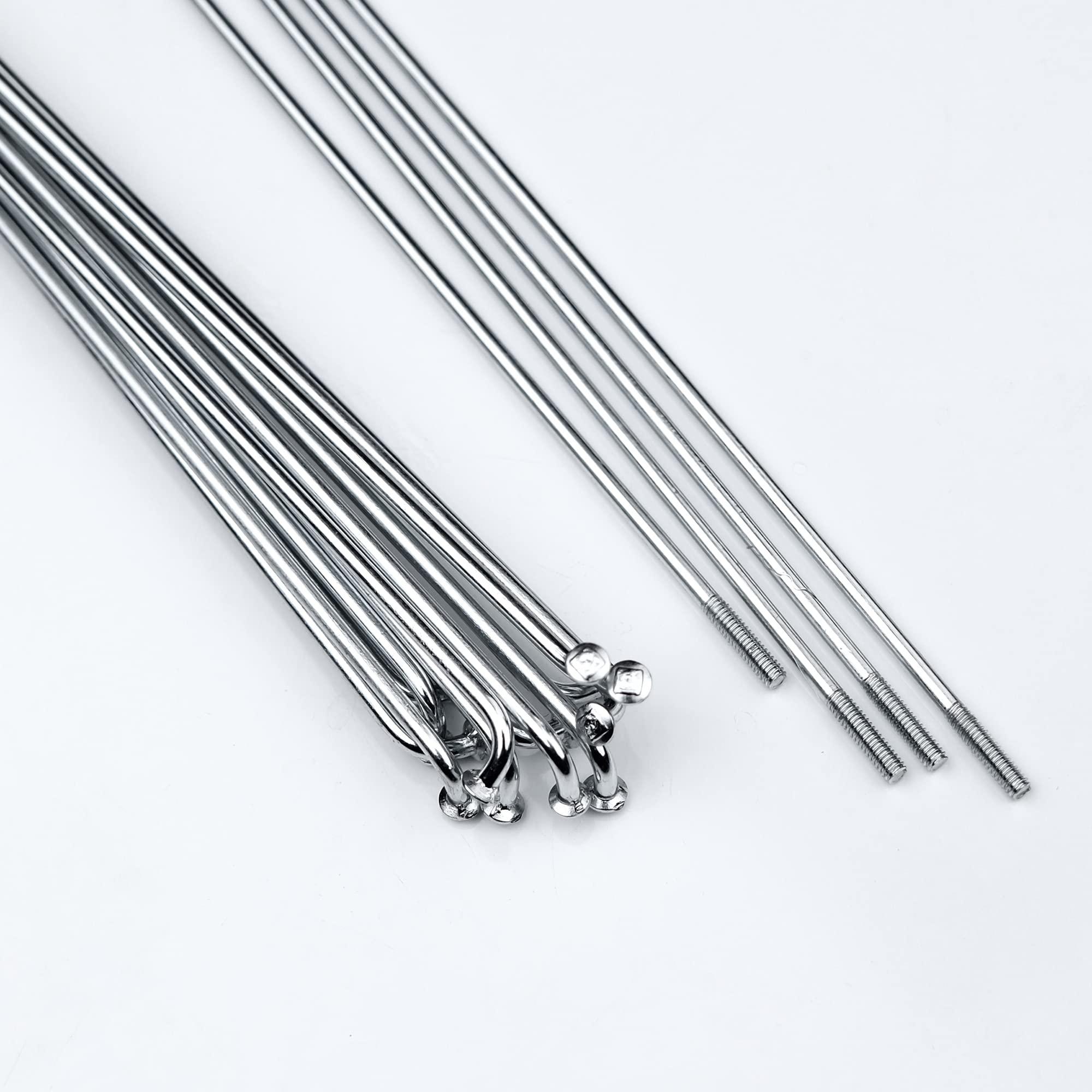 BaveL BaveL 36PCS Stainless Steel Spokes Mountain Bike Spokes MTB 91mm-210mm w/Nipples (129)