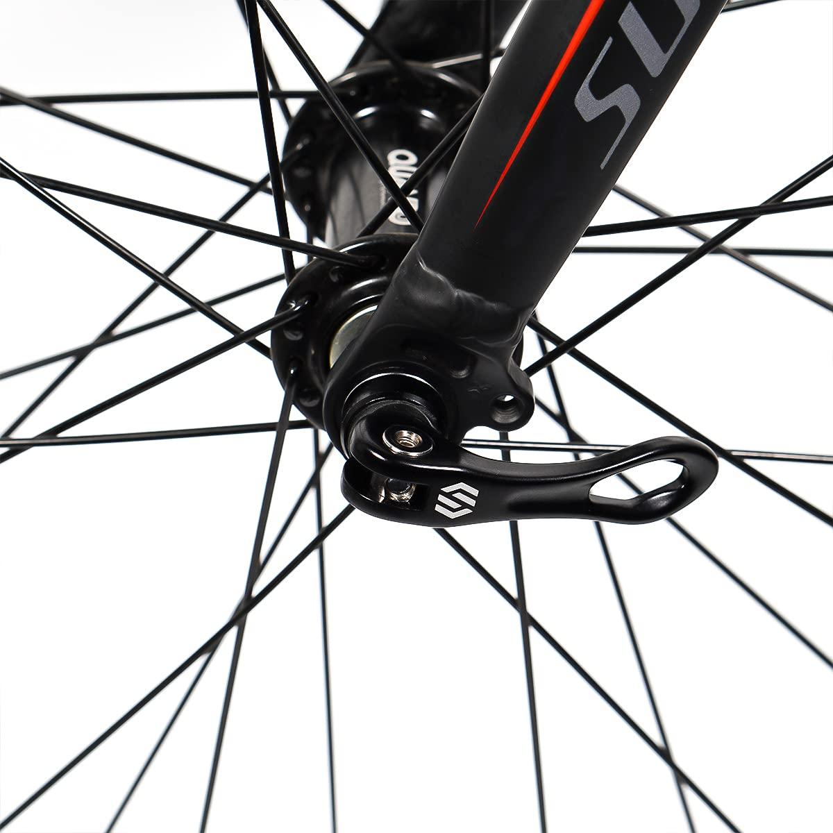 Chooee Chooee Quick Release Skewers Front & Rear Set for Mountain Bike,Black