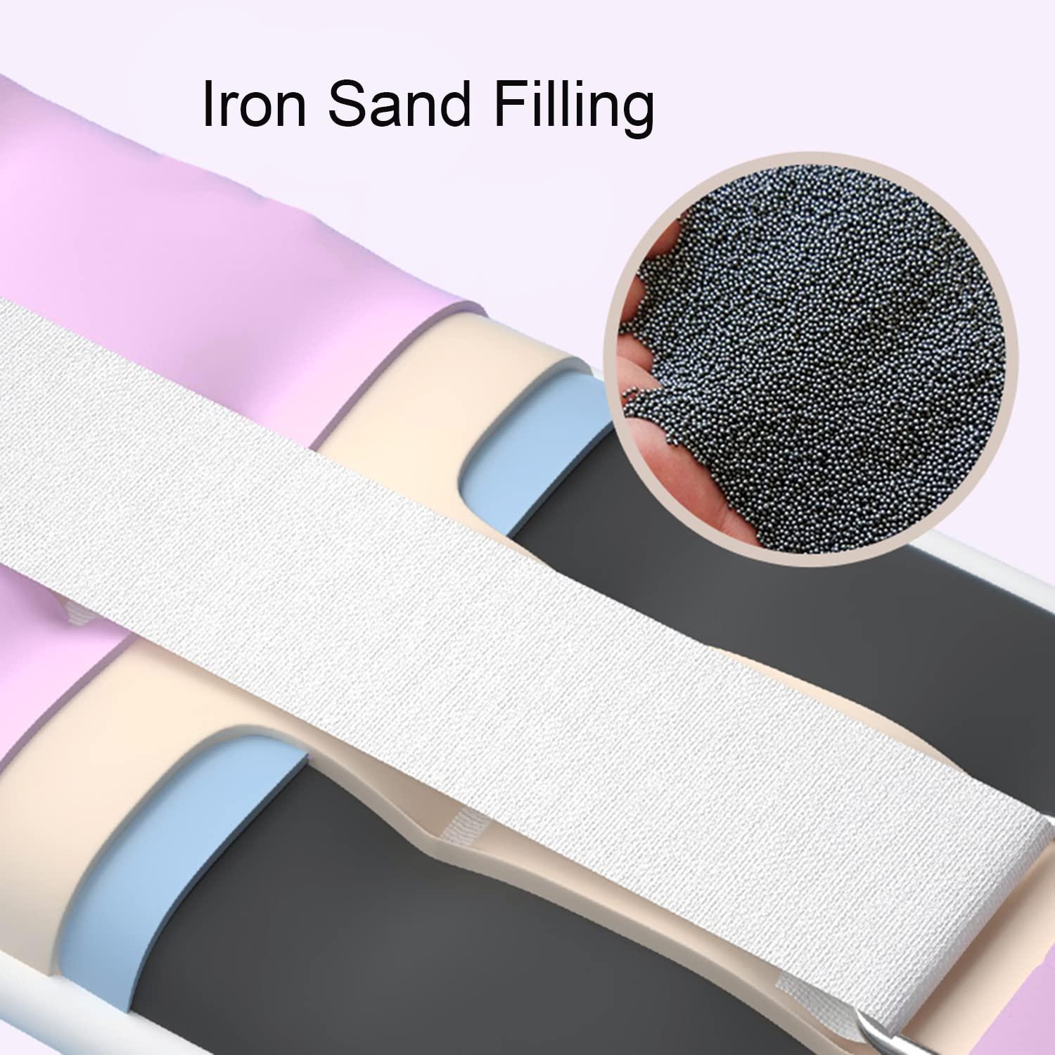 hujio Ankle Weights, Ankle/Wrist Weights for Women, Kids, 2 x 0.3KG/0.5KG Hand Leg Weight for Kids Sandbags, For Child Gymnastics, Dancing, Aerobics Exercise (Size:single0.5KG,Color:Purple)