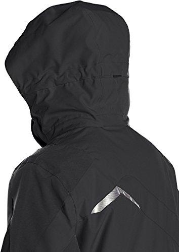 Spyder Spyder Men\'s Chambers Jacket, Black/Black/Volcano, XX-Large