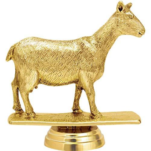 Crown Awards Crown Awards Goat Trophy, 11.5\" Gold Cup Goat Trophies with Custom Engraving, 10 Pack Prime