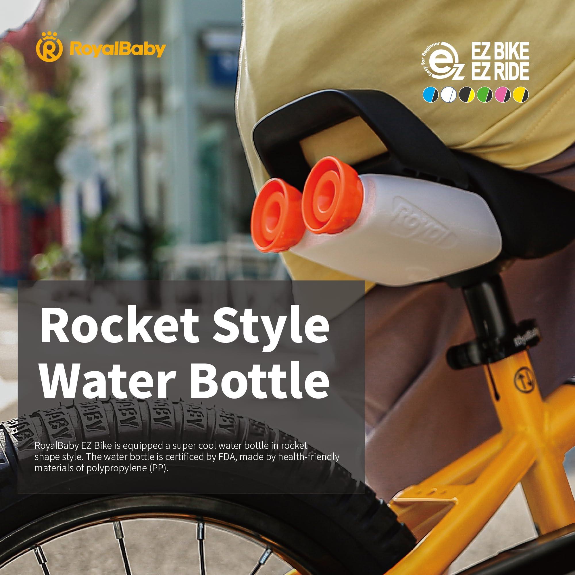 RoyalBaby Royalbaby EZ Kids Bike, 16 Inch Balance Pedal Convertable Bicycle, Easy Learn Balancing to Biking Boys Girls Ages 4-7 Years Beginners, 16" Wheel Pink