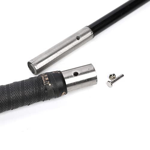 AMEYXGS 64 Inch Archery Traditional Longbow 25-120lbs Hunting English Longbow Takedown Recurve Bow for Right Hand Left Hand Adult Outdoor Sports (120 Lbs)