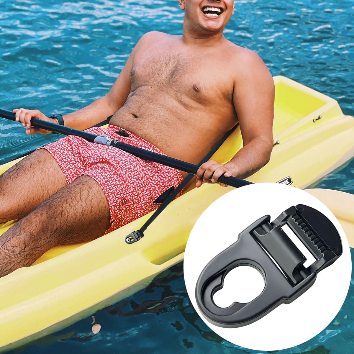 HZMM HZMM 2Pcs Kayak Seat Clips Replacement, Kayak Seat Belt Clips, Kayak Seat Repair Clip, Kayak Parts and Accessories, Kayak Seat Repair Kit, Kayak Replacement Parts, Compatible with Lifetime Emotion